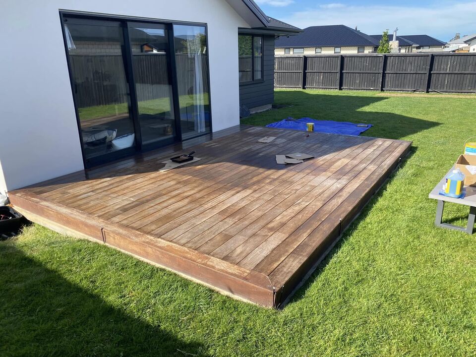 Deck before refinishing Christchurch