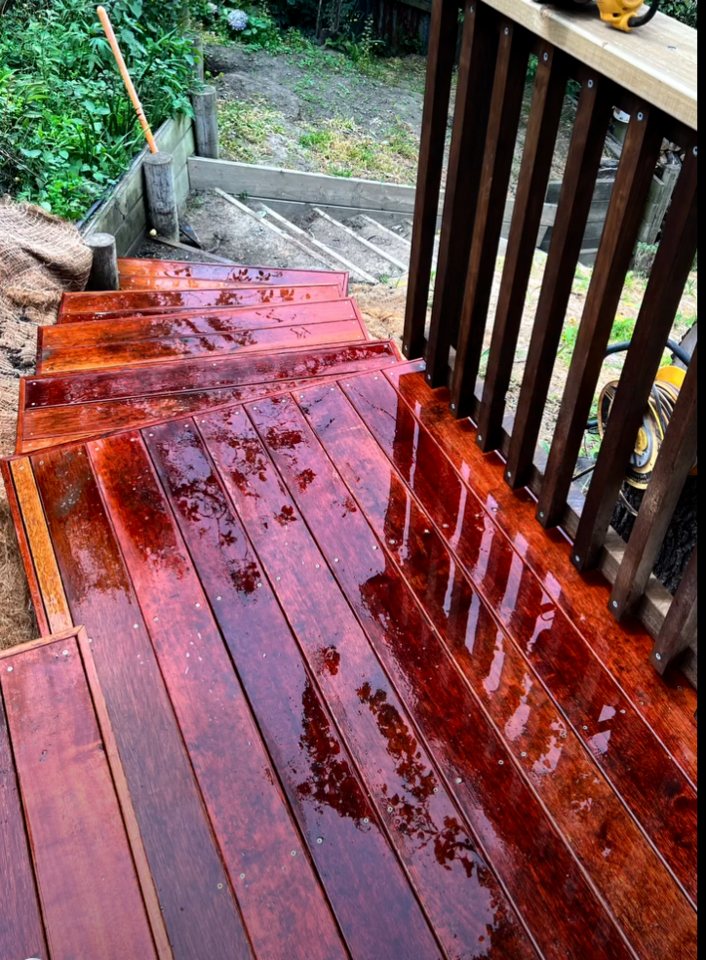 Kwila timber steps Christchurch