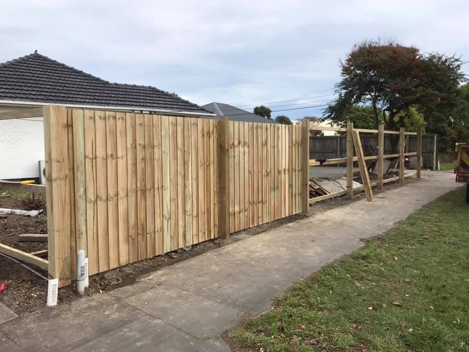 Timber fencing Christchurch